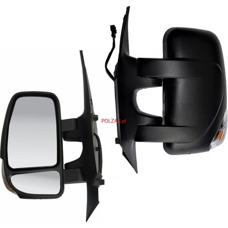 Espejo retrovisor izquierdo corto manual de 2 pines Renault Master III Opel Movano B Nissan NV400 - 60N1511M (1/5)