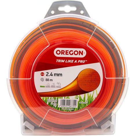 Fil débroussailleuse Rond Nylon Orange ø2.4mm/88m Oregon 69-364-OR (1/3)