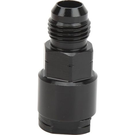 Adaptateur EFI Quick Nnect en Aluminium Oy Noir anodisé, Raccord Mâle à Pression pour Conduite de Carburant pour des Performances Efficaces du Moteur (AN6-3/8). (1/5)