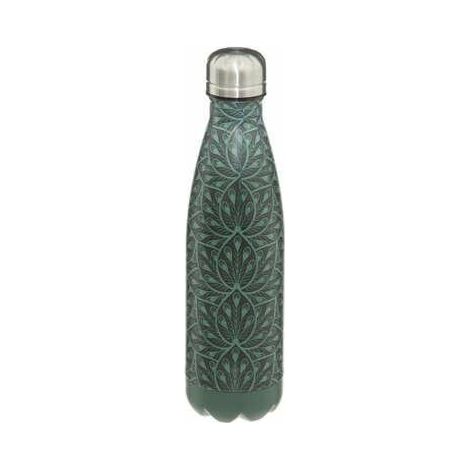 Iso Floral Thermosflasche Grün 500ml Edelstahl