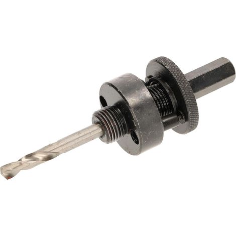 KOTARBAU Support de scie cloche 32-168 mm avec foret de centrage pour couronne de forage, scie cloche, perceuse circulaire, scie trépan (1/5)