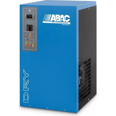 Sécheur frigorifique ABAC DRY165E débit 165m3/h 0,61kW Mono avec by-pass et filtres (1/3)