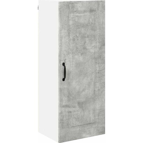 Meuble mural de cuisine,Armoire de cuisine avec porte Gris béton 40 x 31 x 100 cm CFW83832 (1/5)