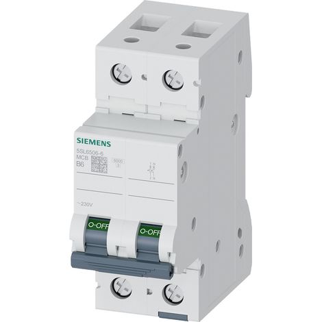 Interruptor Siemens 5sl6506-6 protección sobrecarga sin cable