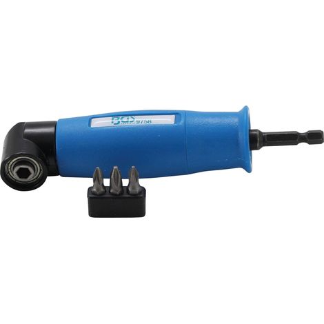 Adaptateur angulaire de perçage empreinte hexagone mâle 6,3 mm (1/4“)/transmission par hexagone femelle 6,3 mm (1/4“) BGS (1/3)