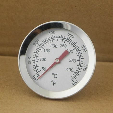 Grillthermometer aus Edelstahl, Thermometer für Grills, Pizzaöfen (1/3)