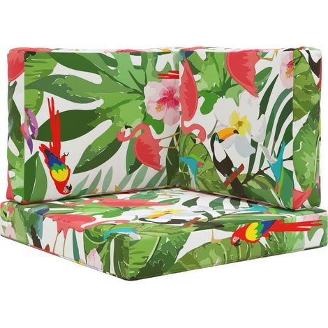Maison Exclusive - Cuscino per divano da esterno 3 pcs colorato Poliestere