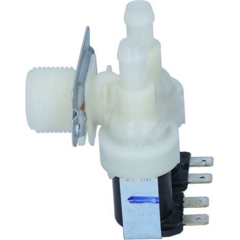 ELECTROVANNE 2 VOIES 90° Ø 12 pour LAVE VAISSELLE PHILIPS -... (1/3)