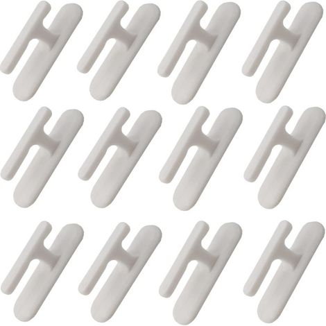 Wandhaken für Gardinen ohne Bohren, 70-mm-Wandhaken, nagellose Gardinenhaken, KM-Stoffgardinen-Klebehaken (1/5)