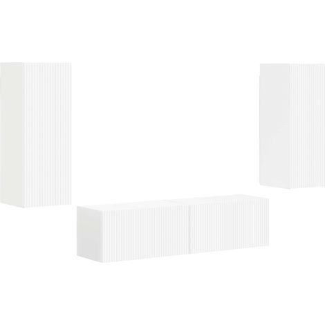 Conjunto de mueble de TV 2 pcs Madera de ingeniería vidaXL