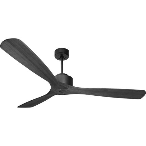 Modulo Regular Ring - Super destratificateur et ventilateur DC 166 cm Gris basalte pales bois noir sans Lumière 30 à 60 m² (1/5)
