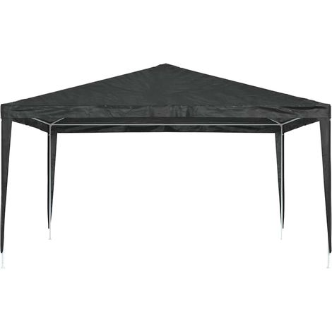 Tente de réception, Pavillon, Pergola, Tente de jardin, professionnelle 4x4 m Anthracite 90 g/m² OIB3521E (1/5)