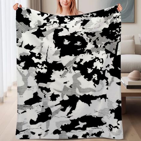 Couverture polaire douce pour intérieur et extérieur 60x80 pouces, polyvalente pour tous les usages (1/4)