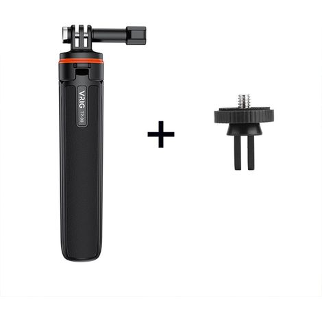 Compatible avec la rallonge pour trépied DJI POCKET3 - rallonge POCKET 3/X5 de 51 cm + adaptateur à vis 1/4".