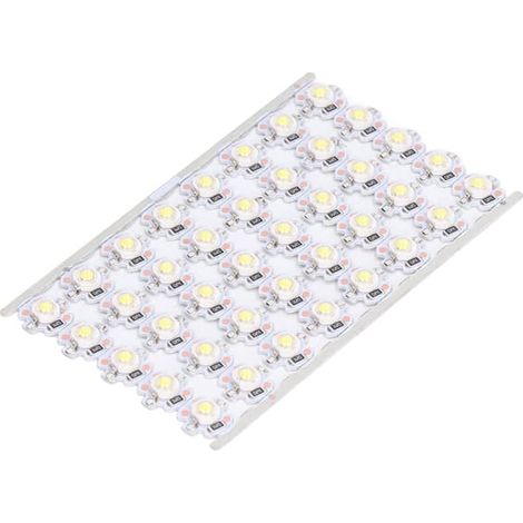 Ampoules LED 1W 12V à haute luminosité et économie d'énergie, plaque en aluminium pour spots, éclairage de placard, blanc naturel (1/5)