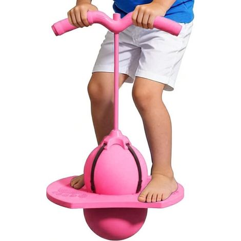 Ballon sauteur avec pompe et poignée - Balles à sauter pour (1/5)