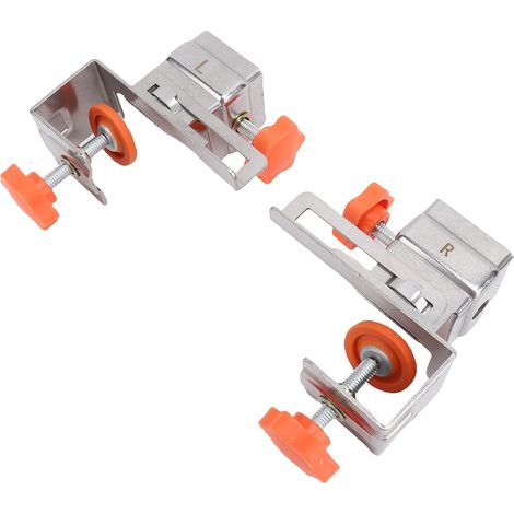 2 paires de fixations pour panneaux de tiroir, serre-joints en acier inoxydable, installation stable et maintien sûr (1/5)