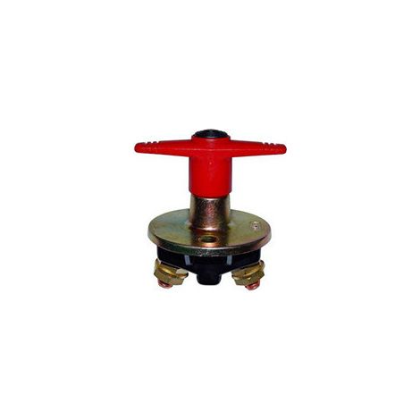Cortabatería Unipolar de 250A con llave fija. Máx. 24V IP 51 y bornes M10.