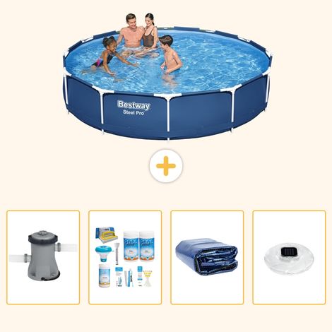 Bestway Bestway Steel Pro Ronde - 366x76 cm - 5-pièces S228 (1/5)