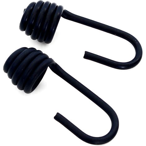 Ganci in metallo ricambio per elastici Ø 10 mm. 2 pz.