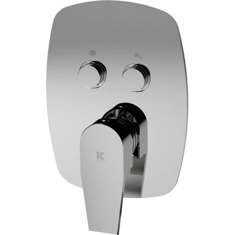 Grifo ducha empotrada con pulsador 2 vias ARVET - KÄLLA