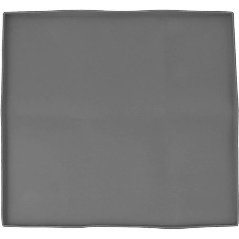 Robuste Silikon-Grillmatte, schützt Ihre Grillplatte vor Nagetieren, Schmutz und Rost. Ganzjahresmatte, 43 cm (17 Zoll), grau.