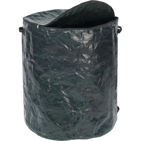 Filiyano – Sac poubelle vert - WENKO - XXL - Capacité 275 l - Polypropylène - Ø 67 x 78 cm Vert (1/5)