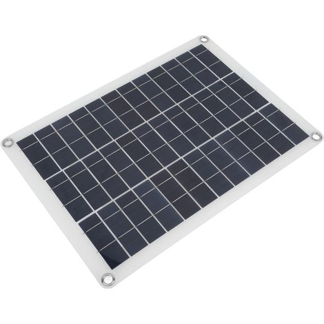 Panneau solaire 15W 12V en silicium monocristallin professionnel efficace pour caméra de surveillance et sonnette (1/5)