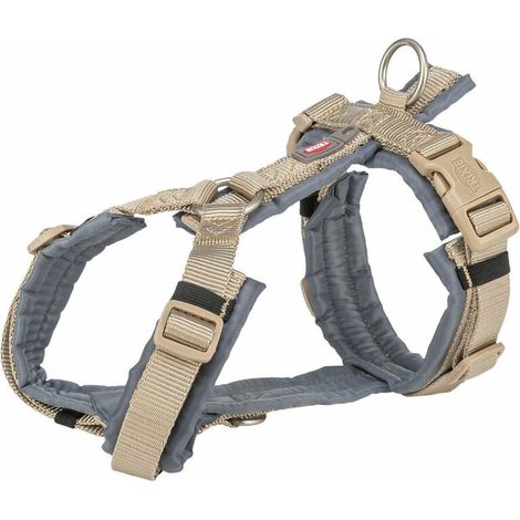 Arnés para Perro Trixie Premium Trekking Grafito Arena S (1/4)