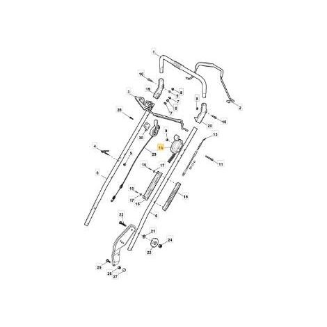 ACC.CAPROT60 L=1030 x HONDA (D25) ORIGINAL STIGA - 181007199/0