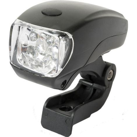 Fanale anteriore bici universale con cinque LED bianchi (1/4)