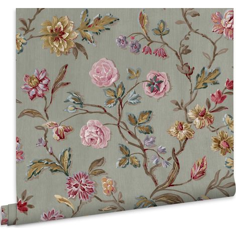 Laura Ashley Vliestapete Lingmell Trail Antique Green 10mx52cm (1/5)