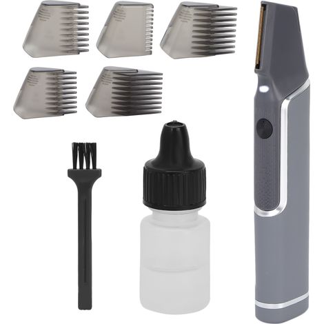 Tondeuse à cheveux électrique rechargeable USB, tête en forme de R, extensible, étanche, portable et durable pour hommes. (1/5)