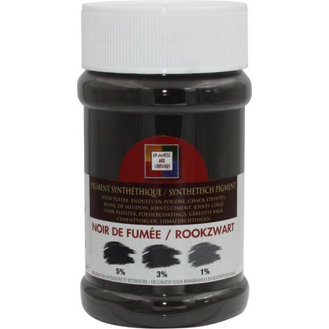 CENTRALE BRICO Pigment poudre Malle aux couleurs noir de fumée 250 ml (1/3)