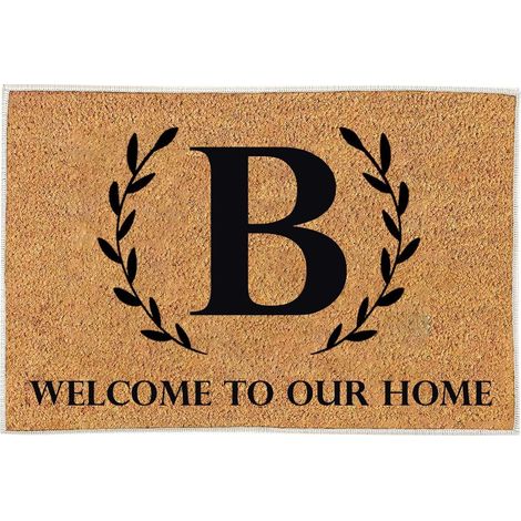 Tapis D'Entrée Intérieur - Tapis De Porte Anti-Dérapant Et Absorbant - Pour Salle D'Entrée Porche Avant Et Intérieur - 16 x 24 Pouces (1/4)