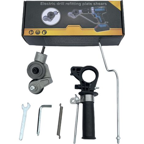 Adaptateur de coupe de métal, coupe-plaque de perceuse électrique, accessoire de perceuse professionnelle, coupe de perceuse en métal (1/5)