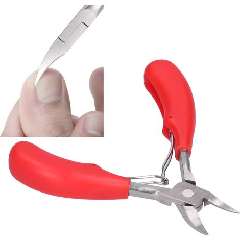 Zahnzange für Ferkel - ManoOutils - Edelstahl - 13 cm - Rot - Multifunktionale Zahnzange für die Schweinehaltung und Kleintiere (1/5)