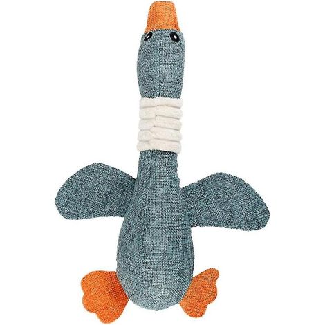 jouet en polaire pour chien, chiot ou animal de compagnie, jouet à mâcher en forme de canard sauvage qui crie (1/5)