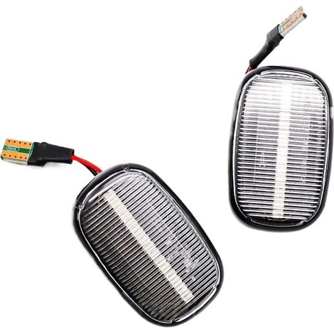 Feu Clignotant Clignotant Dynamique LED 2 pièces Feux Position latéraux Ampoule Voiture pour Toyota pour Paseo pour Cynos EL44 EL54 1991 – 1999 Clignotants Dynamiques (Color : Dynamic Crystal)