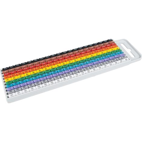 200x Repères De Câbles 10 Bandes De 0 à 9 Pour Fils 1,5 à 2,5 Mm²