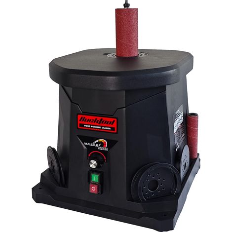 Ponceuse à broche oscillante 450 W, 1000-1800 tr/min, vitesse de rotation variable avec 6 manchons, course d'oscillation de 16 mm, aspiration efficace de la poussière, construction compacte (1/5)
