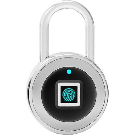 Cadenas à empreinte digitale en acier inoxydable utilisable sur sac à dos, armoire et bureau