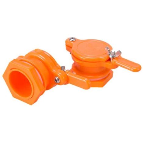 Lot de 2 portes d'extraction de miel durables en nylon jaune, robinets d'extraction de miel, fournitures d'apiculture (1/5)