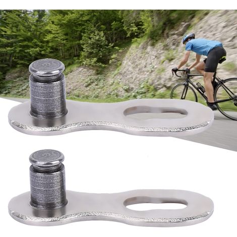 1 Paar Kettenverbinder für Mountainbikes, 10-Gang-Ketten (Silber) (1/5)