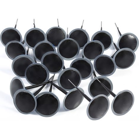 24 rustines champignon câblées de 4,5 mm pour pneus tubeless automatiques.
