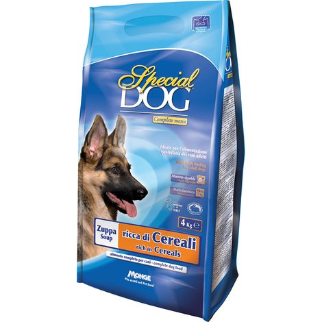 CROCCHETTE MULTIVITAMINICHE 'SPECIAL DOG' Zuppa c/cereali - kg 4  - MONGE