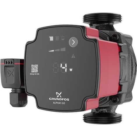 Circolatore elettronico per impianti di riscaldamento e condizionamento in ghisa 25-60 130 grundfos alpha1 go 93074171
