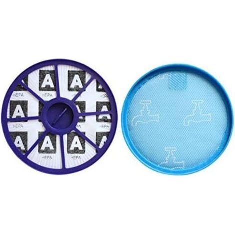 HEPA-Filterset für Vorder- und Rückseite für Dyson Staubsauger DC19, DC20, DC21, DC29 – Oberer und unterer Motorfilter – Ersatzteil für Staubsauger.