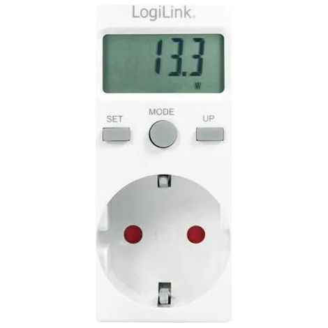 Schuko Steckdose deco academy mit Energiezähler 3680VA 16A