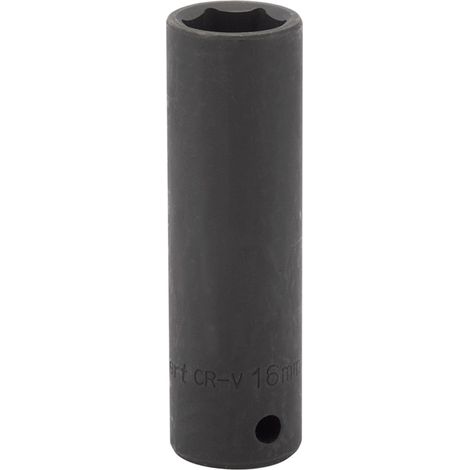 Draper 12742 Draper HI-TORQ Deep Impact Socket, 1/2"" Sq. Dr., 16mm (1/5)